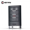 KEYYOU Replacement 5 Buttons Smart Remote Key Shell For Cadillac CTS XTS DTS SRX 2013 2014 ATS Escalade GMC Keyless Entry Key|Ca