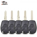 Dandkey Remote Key Shell For Renault Duster Clio Dacia 3 Twingo Logan Sandero Modus For Nissan 2 Buttons Car Alarm Key Case - Ca