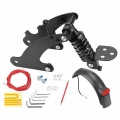 Electric Scooter Rear Shock Absorber Steel Suspension Kit with Widen Splasher for Xiaomi M365 1S Pro Pro2 Scooter Accessories|Sk