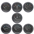 2" 52MM black Water temp/Oil temp/Oil press psi/Oil press kg/Volt/Ammeter/Fuel level Gauge Car meter with Bracket Pod Holde