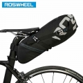 ROSWHEEL 131414 Bicycle Seatpost Bag Bike Saddle Seat Storage Pannier Cycling MTB Road Rear Pack Water tight Extendable 8L 10L