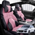 Nappa Leather Car seat covers For Porsche Cayenne 2011 2012 2013 2014 2015 2016 2017 2009 2010 2006 2007 2008 2018 accessories|A