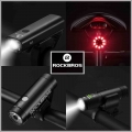 ROCKBROS Bicycle Lights USB Charging Waterproof MTB Road Bike Lights Night Riding Glare UltraLight Flashlight Bicycle Supplies|B