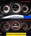 Gauge Overlay Facelift For Mercedes W204 Amg V8 6.3 Instrument Cluster Speedo Dial Faces 320km/h - Code Readers & Scan Tools