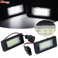 2 Pcs License Plate Light Led Number Plate Holder Lamp No Error For Audi A1 A4 B8 A5 S5 A6 S6 A7 Q5 Tt Tts 2d For Vw Golf Jetta