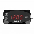 6V 30V 3 in 1 Voltmeter For Motorcycle Electric Vehicle Time Clock Multi function Waterproof LED Watch With Digital Display|Inst