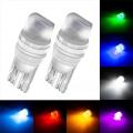 2 Pcs T10 W5W New Led Car Turn Side Light Marker Lamp WY5W 2835 3SMD Auto Wedge Parking Bulb License Plate Lights|S