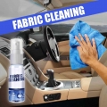 100ml Car Interior Fabric Cleaning Agent Multi purpose Cleaner Agent Spray Water free Cleaning Agent Car Roof Dash Cleaning Tool