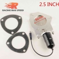 wholesale 2.5" 63mm Electric Exhaust Cutout Catback Downpipe E Cut Out Valve Motor Kit|Mufflers| - ebikpro.com