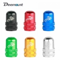 Deemount 4PCS Bicycle Valve Cap Optional Schrader A/V Presta F/V CNC machined Alloy Anodized Nipple Cover Rustic Free|Valve| -