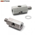 Epman 1/8'' Npt & 1/8" Bspt & M10 Oil Pressure Sensor Tee Adapters Turbo Supply Feed Line Gauget Stainless