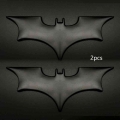 2pcs Car Styling New 3d Metal Bat Auto Logo Sticker Emblem Badge Tail Decal Motorcycle Decoration Accessories