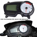 Motorcycle Speedometer Odometer digital indicator Instrument Tachometer Clock meter Fuel meter For TVS APACHE RTR 160 CC 180|Ins