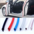 5m/pack Car Door Strips Rubber Edge Protective Strips Side Doors Mouldings Adhesive Scratch Protector Vehicle For Cars Auto - St