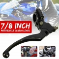 Hot Aluminum alloy Left 22mm 7/8 Inch Handlebar Clutch Lever For Pit Dirt Motorcycle ATV Black Bike Pitbike|Brake Disks| - Off