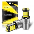 Aileo 2pcs 1156 Ba15s P21w S25 7506 Led Bulbs High Power 45pcs 4014smd Super Bright 1200lm Replace For Car Reversing Light White