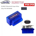 2022 Super Mini ELM327 Bluetooth compatible V1.5 OBD2 Car Diagnostic Tool ELM 327 For Android/PC OBDII Protocol|Code Readers &am