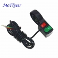 MoFlyeer 22mm Motorcycle Handlebar Switch Electric Bike Scooter Horn Turn Signals Headlight Button Fog Brake Light Switches|Moto