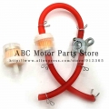 Oil Filter with petcock and colourful Fuel Oil Hose Kit For Motorcycle Racing Bike Scooter Dirt Pit Bike Use|petcock filter|oil