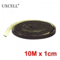 Uxcell Car Audio Speaker Sealing Tape 5mx9mm 10mx1cm Black Foam Rubber Strip Soundproof Sponge Strip Tape For Speaker - Multi-to