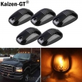 5pcs Amber Led Cab Roof Top Marker Running Lights For Truck Suv 4x4 (black Smoked Lens Lamps) - Signal Lamp - ebikpro.com