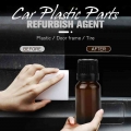 Plastic Parts Refurbish Agent 10ml Coating Paste Maintenance Car Cleaner Plastic Parts Retreading Agent Automotive Interior Part