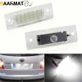 2pcs Car Led License Number Plate Lights Lamp For Vw Transporter T5 Multivan Caravelle Eurovan Passat Caddy Touran Golf - Base -