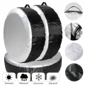 1pc Car Spare Tire Cover Storage Bags Tire Cover Case Carry Tote Polyester Tire For Cars Wheel Protection Covers Car Accessories