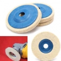 4 Inch Felt Wool Buffing Angle Grinder Wheel Felt Polishing Disc Pad Set Newest Polisher 100mm Wool Polishing For Marble & M