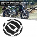 Carbon Fiber Motorcycle Gas Tank Cap Pad Cover Sticker Decals for KAWASAKI Z900 Z650 2017 2018 Motorcycle Accessories with Logo|