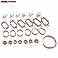 EPMAN 6 x 22mm Aluminium Swirl Flap Removal Repair Kit W Gaskets For BMW E46 E39 E90 E39 / E60 / E61 Intake Manifold TKYD831A|E