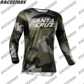 SANTA CRUZ Motocross Jersey Downhill Jersey Mallot Ciclismo Hombre Long Sleeve Cycling Jersey Men's Clothing MTB Jersey Bike