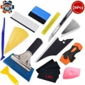 New Vinyl Film Car Accessorie Tool Wrap Adhesive Carbon Installation Rubber Scraper Cut Knife Tint Kit Window Magnet Squeegee| |