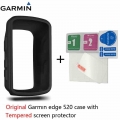 Original Garmin Edge 520 Plus Case with Screen Protector Garmin Edge 520 Case w/ GPS Computer tempered / toughened screen film|E