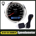 85mm Digital GPS Speedometer Gauge 30 60 120 200 KMH for Marine Boat Car ATV Truck Odometer|Speedometers| - ebikpro.com