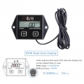 Waterproof Digital Engine Tach Hour Meter Tachometer Gauge Engine Lcd Display For Motorcycle Motor Stroke Engine Car Boat - Tach