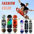 80cm 9 layer Longboard Spray Emery Skate Board Four wheel Pastel Color Double Rocker Retro Skateboard Adult Skate Board|Skate Bo