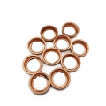 20PCS For NISSAN 11026 01M02 Copper Engine Oil Drain Plug Crush Gasket Washers Seals|Oil Pans| - ebikpro.com