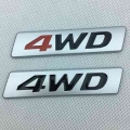 1X 3D Matt Metal Sticker 4WD Emblem 4X4 Badge Decal Car Styling For Honda CRV Accord Civic Suzuki Grand Vitara Swift SX4