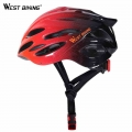 WEST BIKING Gradient Bicycle Helmet MTB Cycling Equipment Motorcycle Road Bike BMX Helmets Men Women Safety Cap Accessories|Bicy