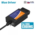 FORScan USB ELM327 V1.5 MS CAN Switch OBD2 Scanner for Ford Automotive Coding Work with ELMconfig FoCCCus ELM 327 V1.5|Code Read