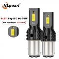 Nlpearl 1x Signal Lamp P21/5w Bay15d 1157 Led Bulb 3570 Smd P21w Led 1156 Ba15s Bau15s Py21w Car Turn Signal Brake Light 12-24v