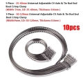 10Pcs Universal Axle CV Joint Boot Crimp Clamp Kit Adjustable Stainless Steel Driveshaft CV Boot Clamps 31 41mm 70 127mm|Hoses