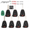 Jingyuqin Remote Car Key 315/433mhz Id46 For Chrysler/jeep/dodge 300 200 Aspen Sebring Commander Ce0888 Oht692713aa Oht692427aa