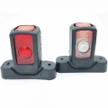 Fuleem 2PCS Recovery Side Rear Rubber Marker Outline 4 Led Red White Amber Lights 12V 24V Waterproof|Truck Light System| - Off