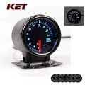 Ket 2" 52mm Universal Car Auto 12v 7 Colors Oil Press Gauge Oil Pressure Meter Gauge Led With Sensor Bar Psi Car Gauge - Oi