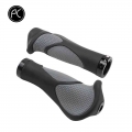 Pcycling Ergonomic Bicycle Grips Handlebar Tpr Rubber Casing Sheath Tone Non-slip Mtb Cycling Hand Rest Shock Absorption Bar End