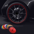 8m/ Roll Rimblades Car Vehicle Color Wheel Rims Protectors Decor Strip Tire Guard Line Rubber Moulding Trim - Styling Mouldings