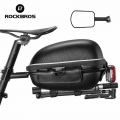 ROCKBROS Bike Rear Rack Bag Hard Shell EVA Large Capacity Waterproof Seat Bag Road MTB Bicycle Saddle Reflective Hang Taillight|