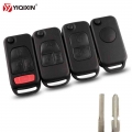 Yiqixin Flip Folding Replacement Remote Car Key Shell For Mercedes For Benz W168 W124 W202 W203 A C E Ml C Cl S Sl Sel Slk E113